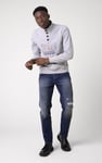 Mens Ripped Denim Jeans
