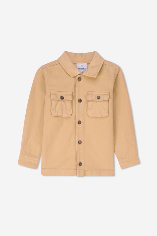 Boys Twill Overshirt (3yrs-9yrs) | Enorsia (BA31604667)