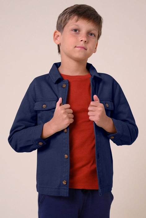 Boys Yellow Twill Overshirt (3yrs-9yrs)