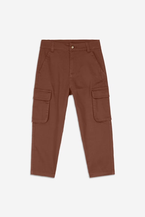 Girls Purple Straight Leg Cargo Trouser ( 3yrs-14yrs)