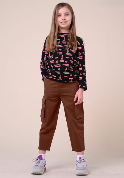 Girls Straight Leg Cargo Trouser ( 3yrs-14yrs)