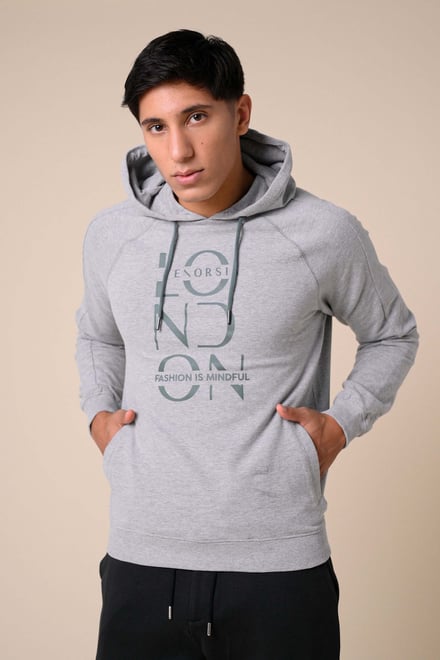 Men's Regular Graphic Printed Hoodie