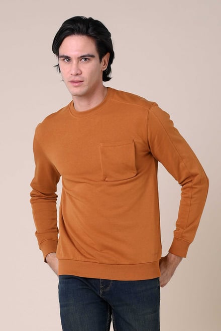 Long Sleeve Front Pocket Sweatshirt