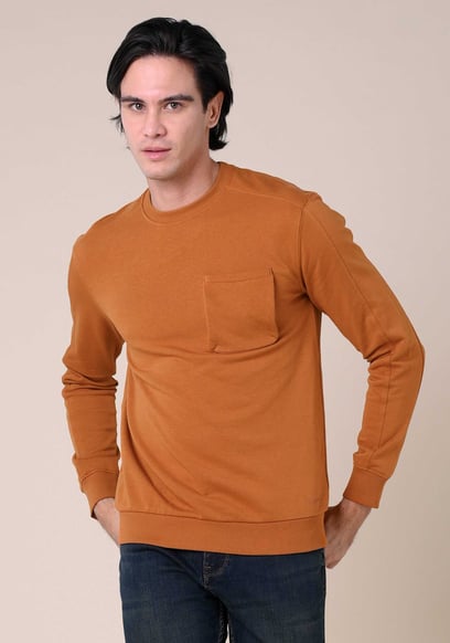 Long Sleeve Front Pocket Sweatshirt