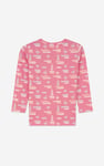Flemingo Print Long Sleeve T-Shirt (2yrs-9yrs)