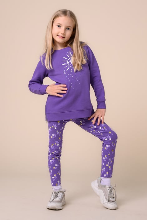 Pink Ditsy Floral Print Leggings (12/18mths-7yrs)