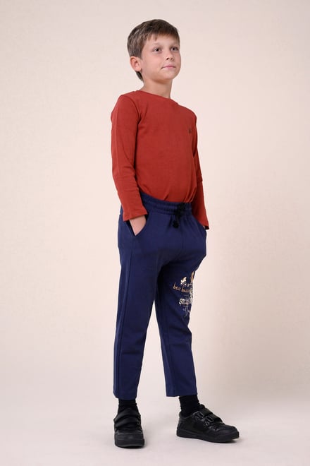 Boys Best Buddies Printed Trouser ( 2yrs-9yrs)