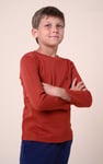 Boys Long Sleeve Plain T-Shirt ( 6yrs-11yrs)