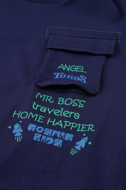 Boys Utility Pocket Detailed  T-Shirt ( 6yrs-11yrs)