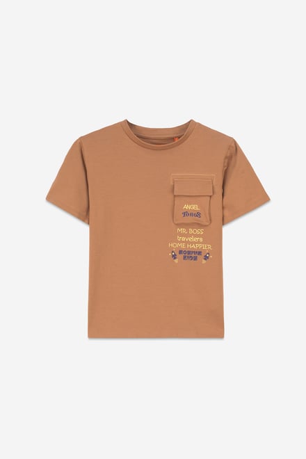 Boys Utility Pocket Detailed  T-Shirt ( 6yrs-11yrs)