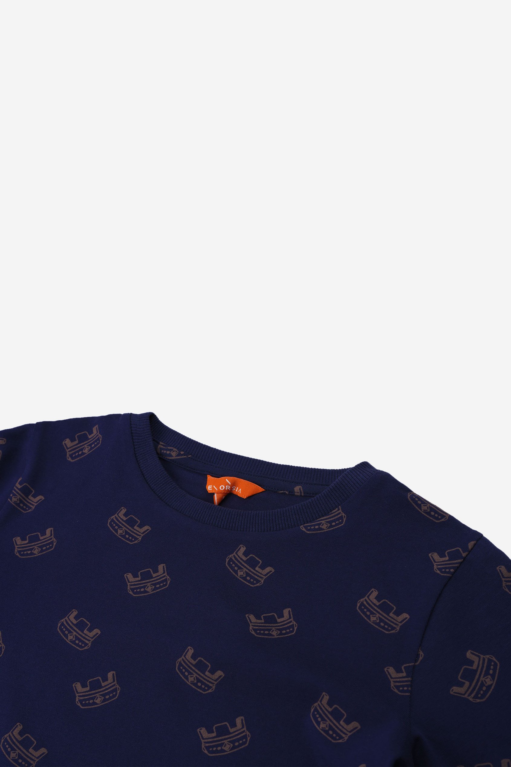 Boys Crown Printed T-shirt ( 12/18mths-7yrs)