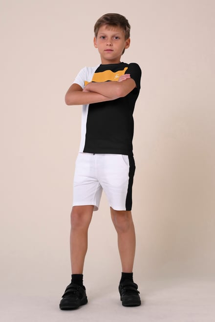 Boys Colour Block Shorts ( 3yrs-9yrs)