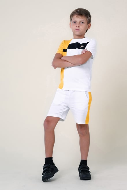 Boys Colour Block Shorts ( 3yrs-9yrs)