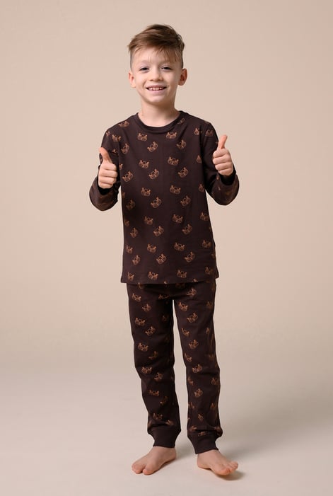 Boys White Crown Print Jogger ( 12/18mths-7yrs)