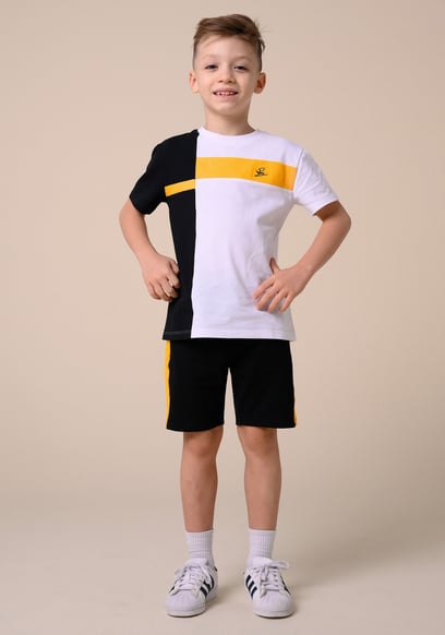Boys Colour Block Shorts ( 3yrs-9yrs)