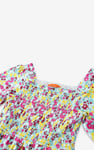 Girls Printed Smoky Tiered Dress ( 5yrs-11yrs)