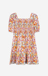Girls Printed Smoky Tiered Dress ( 5yrs-11yrs)