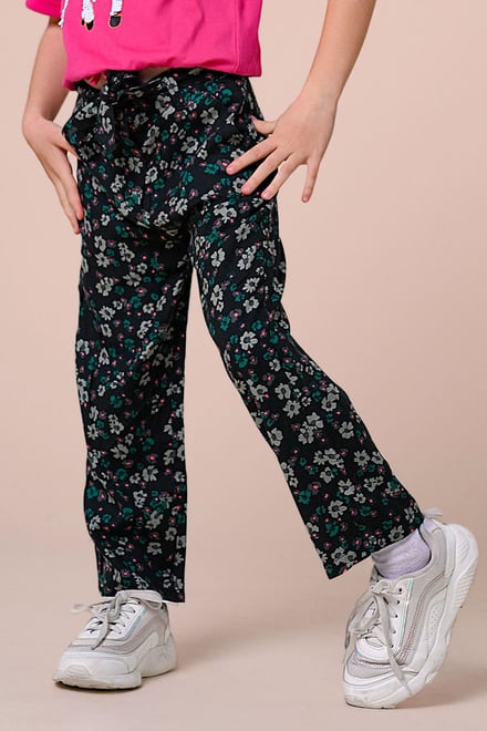 Floral Print Paper Bag Trouser ( 3yrs-14yrs)