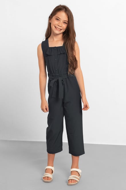Ruffled Square Neckline Jumpsuit (5/6yrs-10/11yrs)