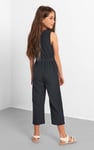Ruffled Square Neckline Jumpsuit (5/6yrs-10/11yrs)