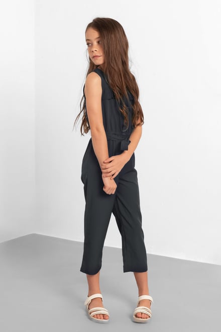 Ruffled Square Neckline Jumpsuit (5/6yrs-10/11yrs)