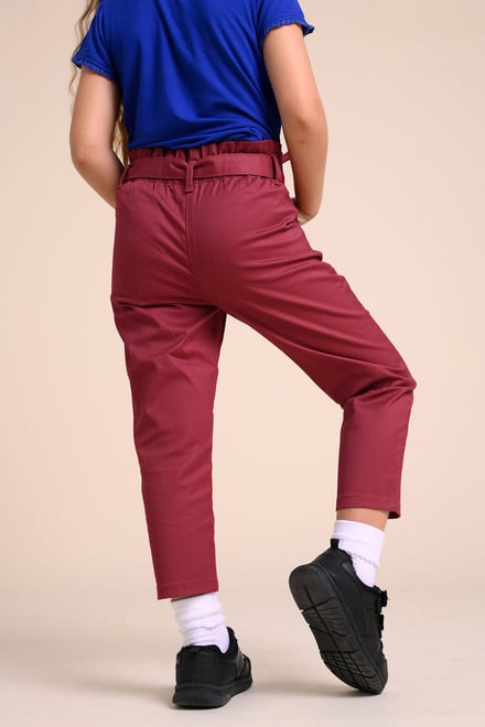 Girls Paper Bag Trouser (2yrs-9yrs)