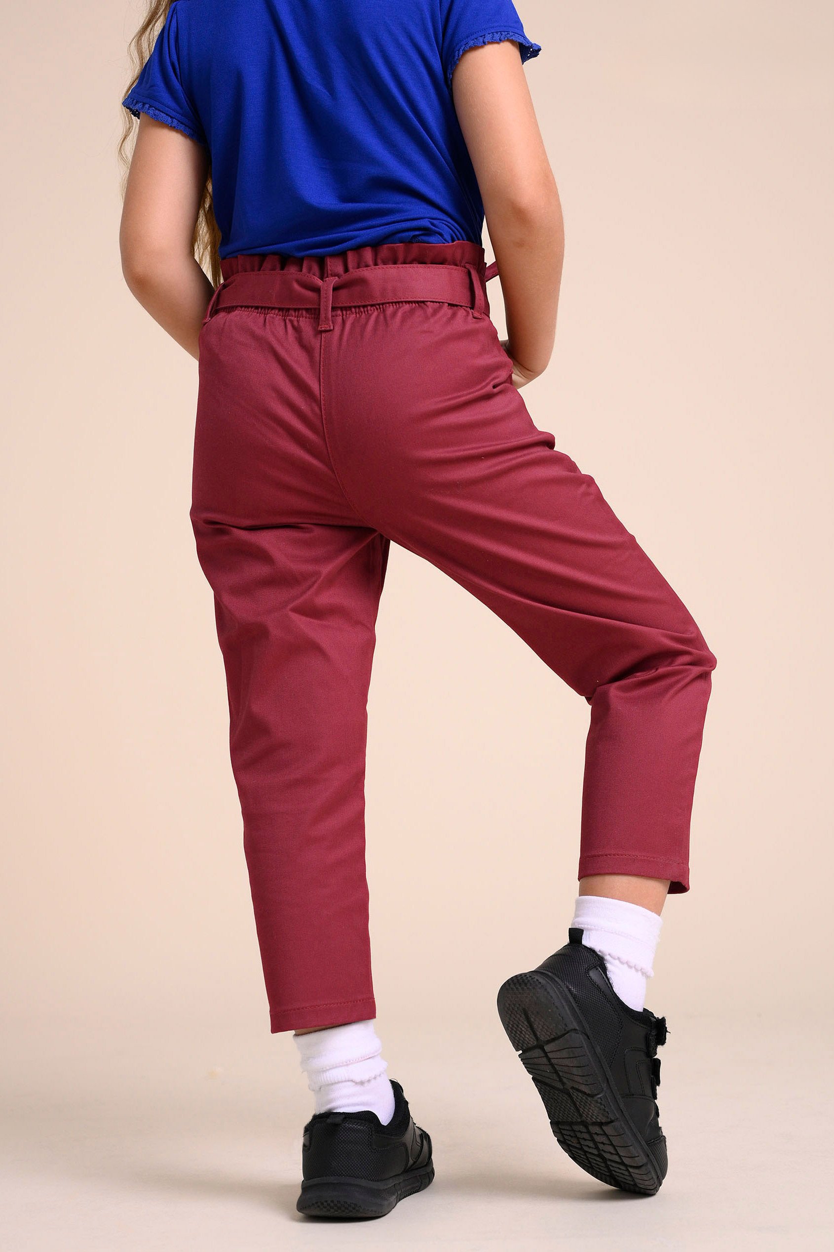 Girls Paper Bag Trouser (2yrs-9yrs)
