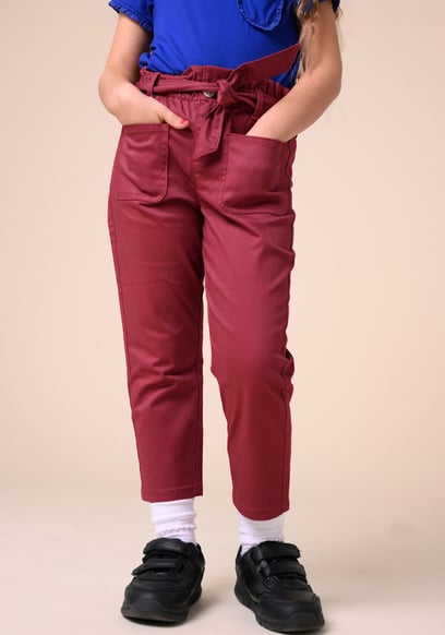 Girls Paper Bag Trouser (2yrs-9yrs)