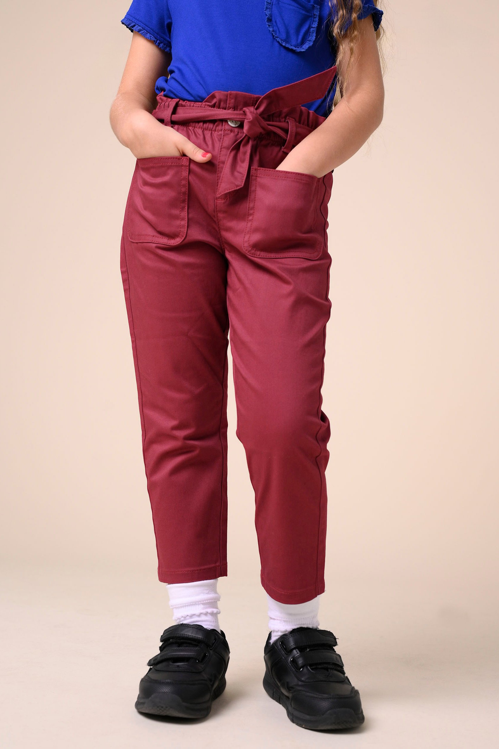 Girls Paper Bag Trouser (2yrs-9yrs)