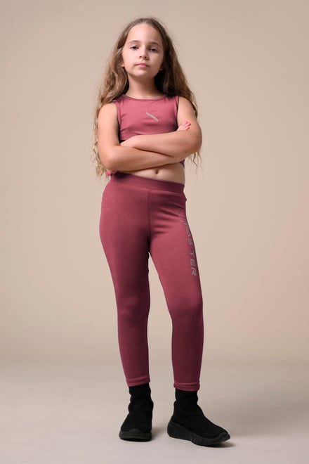 Girls Printed Sporty Vest and Leggings Set