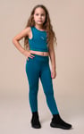 Girls Printed Sporty Vest and Leggings Set