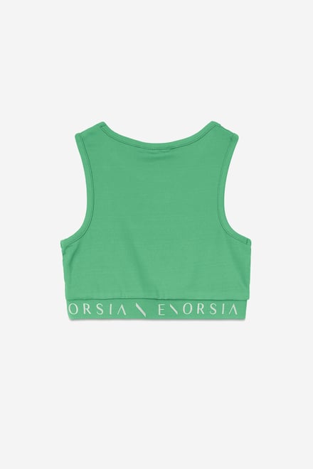 Girls Printed Sporty Vest and Leggings Set