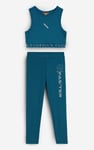 Girls Printed Sporty Vest and Leggings Set