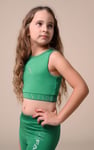 Girls Printed Sporty Vest and Leggings Set