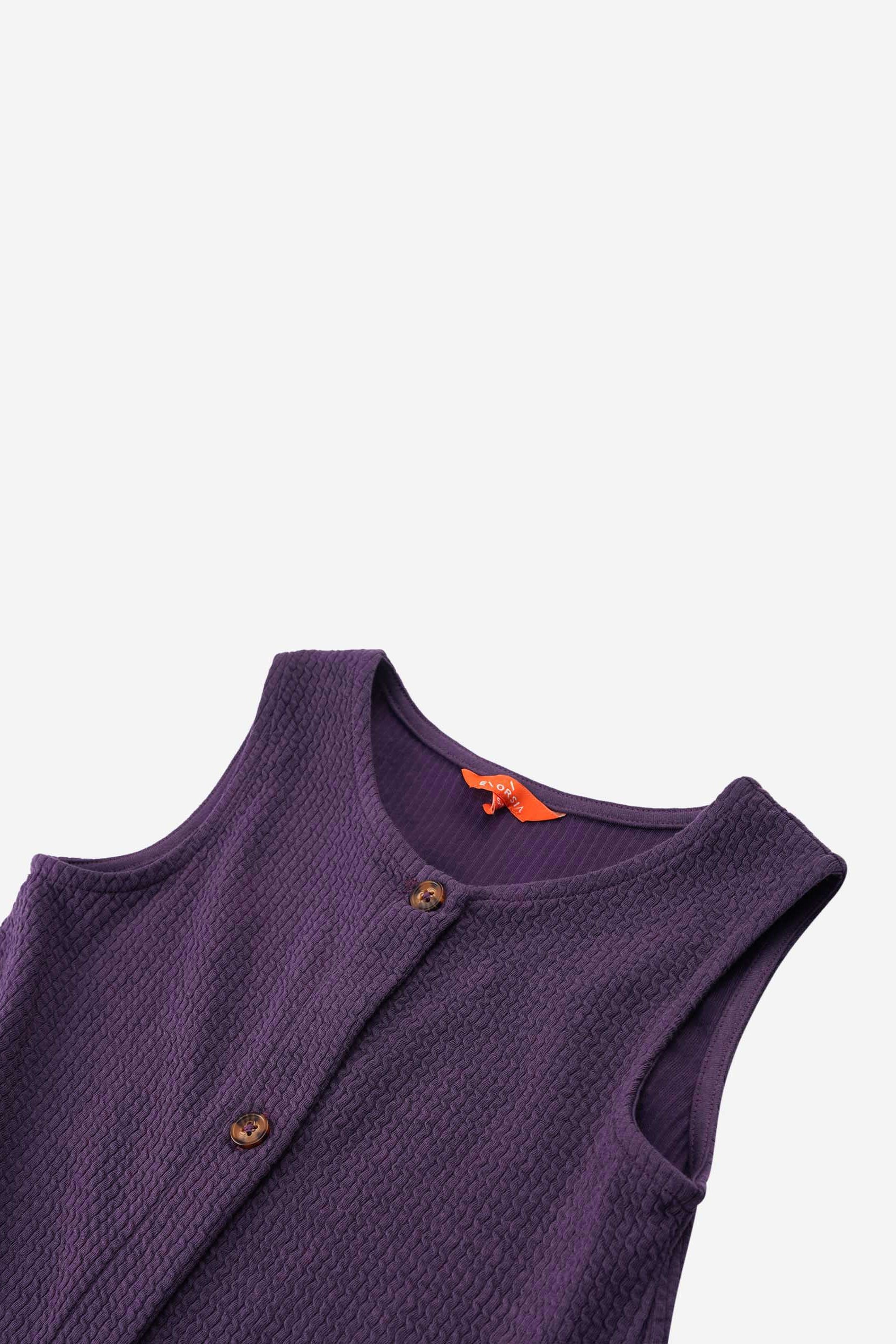 Girls Sleeveless Button Front Dress (2yrs-9yrs)
