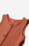 Girls Sleeveless Button Front Dress (2yrs-9yrs)