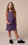 Girls Sleeveless Button Front Dress (2yrs-9yrs)