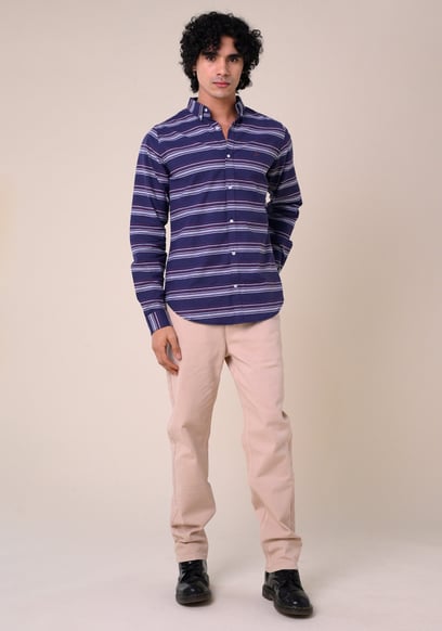 Mens Regular Fit Coloured Denim