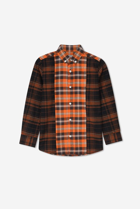 Red Enorsia Vertical Splice Shirt