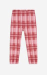 Girls Solid Top & Check Pyjama Set (2/3yrs-8/9yrs)