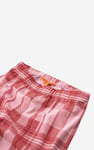 Girls Solid Top & Check Pyjama Set (2/3yrs-8/9yrs)