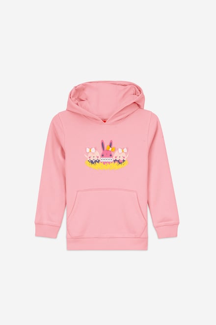 Happy Easter Egg With Bow Hoodie (12/18mths-7yrs)