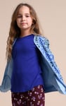 Girls Daisy Pocket Tee With Lace (2/3yrs-8/9yrs)