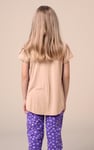 Girls Daisy Pocket Tee With Lace (2/3yrs-8/9yrs)