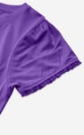 Girls Daisy Pocket Tee With Lace (2/3yrs-8/9yrs)