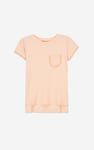 Girls Daisy Pocket Tee With Lace (2/3yrs-8/9yrs)