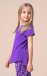 Girls Daisy Pocket Tee With Lace (2/3yrs-8/9yrs)
