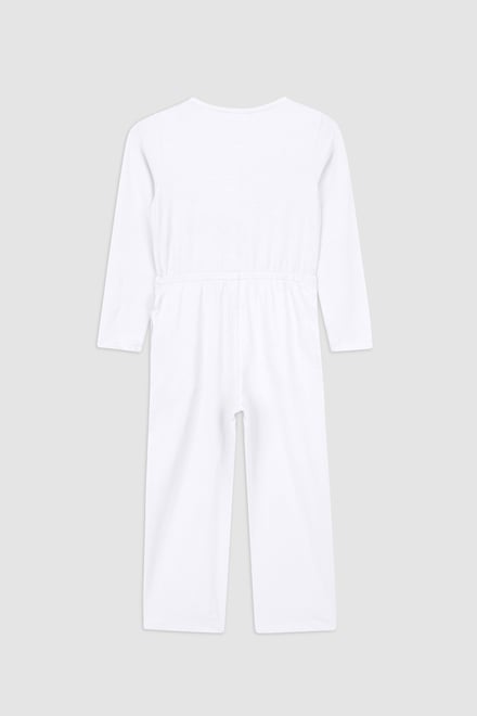 Frill Detail Button Through Jumpsuit (2yrs-9yrs)