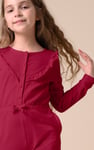 Frill Detail Button Through Jumpsuit (2yrs-9yrs)