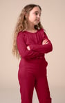 Frill Detail Button Through Jumpsuit (2yrs-9yrs)